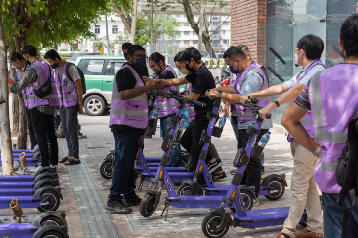 beam scooters offer convenient last mile commute