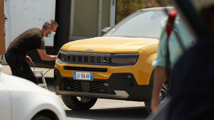 upcoming electric jeep spotted undisguised