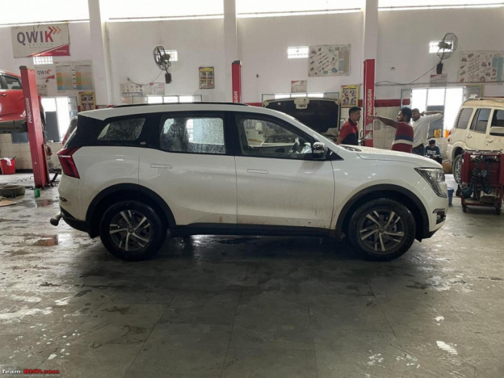 my mahindra xuv700 ax5 goes in for its 1st service & other updates