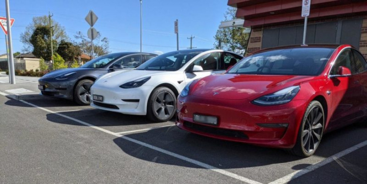 tesla says australian ev fleet could double this year to more than 50,000 cars