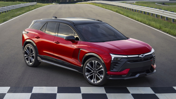 the new chevrolet blazer is a $45k electric suv