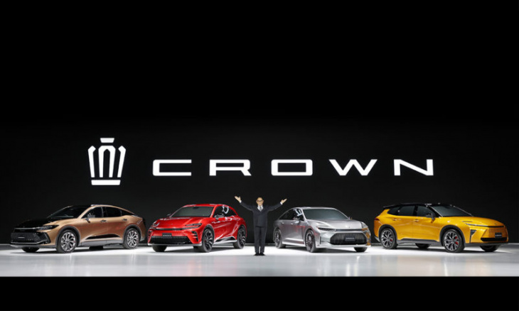 toyota debuts snazzy new crown models for a new era