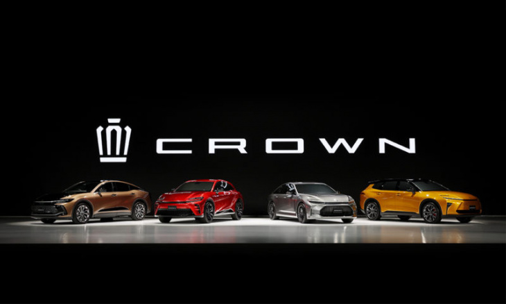 toyota debuts snazzy new crown models for a new era