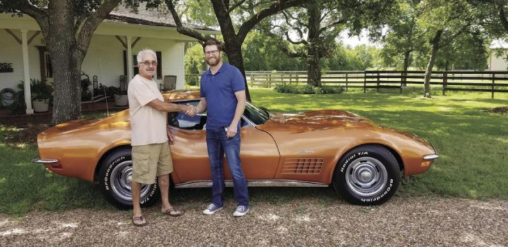 after more than a quarter-century, this 1971 corvette found its way home