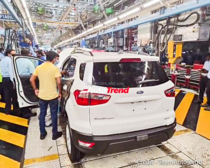 ford ecosport last unit rolls out – production ends in india