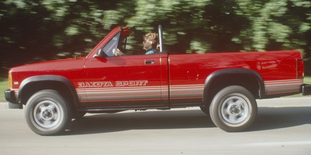 a look back at the dodge dakota convertible, a softtop pickup
