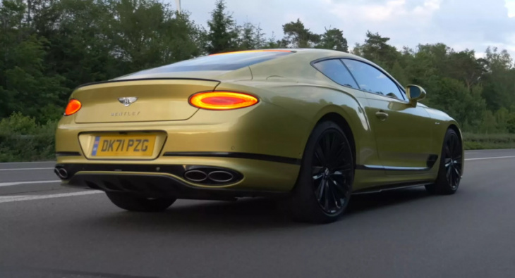 watch: bentley continental gt hits 347km/h on autobahn