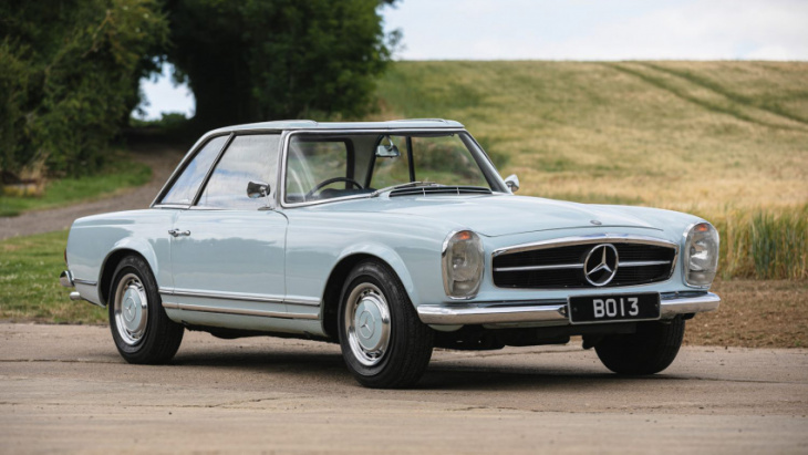 sir stirling moss’s old mercedes 230 sl is for sale