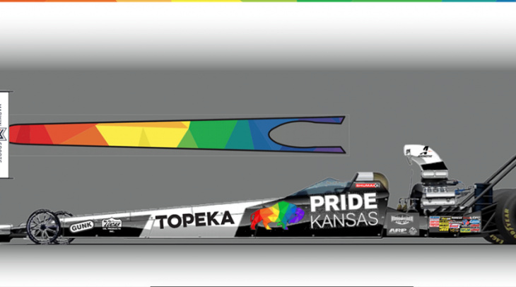 visit topeka to sponsor shumake, first openly gay drag racer, at topeka