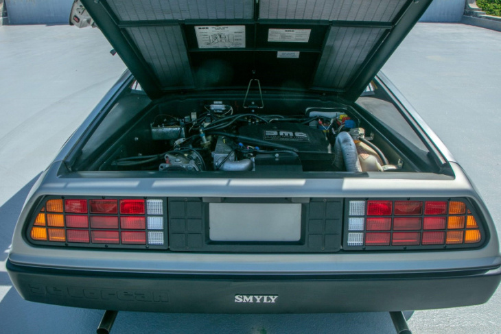 an 80's classic 1981 delorean dmc-12 is up for auction