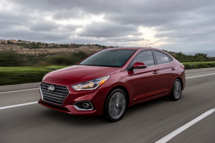 hyundai accent tops best subcompact cars list for 2022, says u.s. news