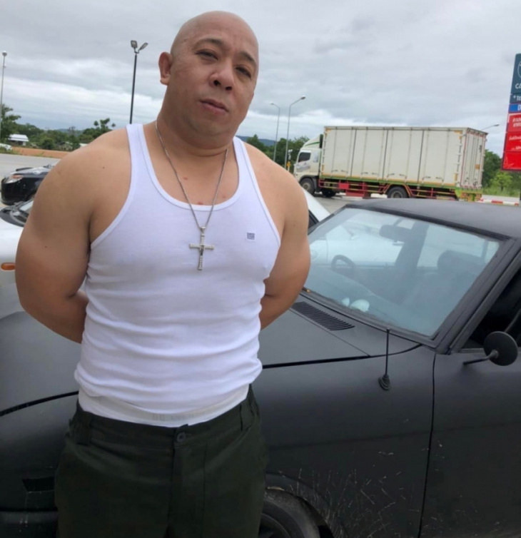 vin diesel look-alike in thailand drives toyota disguised as dodge charger from ‘fast and furious’