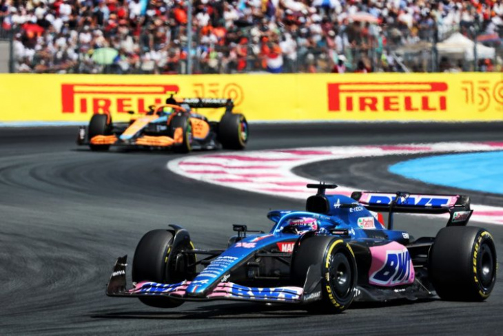 alpine: fourth clear 2022 target after moving above mclaren