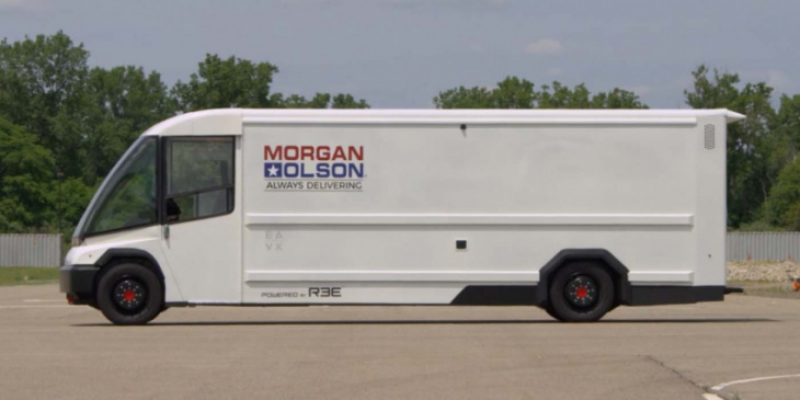 eavx, morgan olson, and ree automotive share live demonstrations of proxima electric van