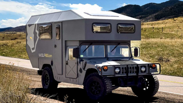 hummer h1 overlanding rv has all the creature comforts of home
