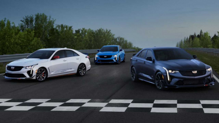 cadillac ct4-v blackwing track editions debut in three distinct flavors