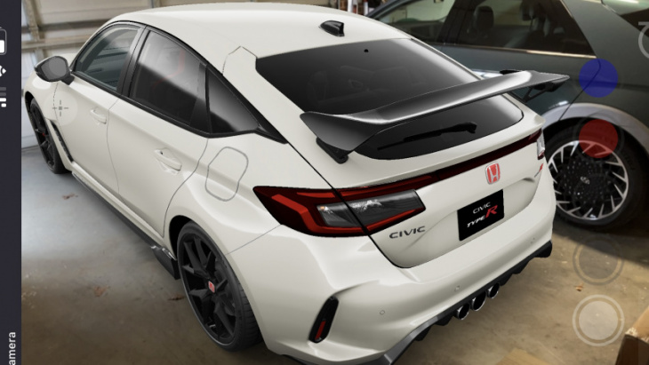 want to know what a new civic type r looks like at your place? grab your phone