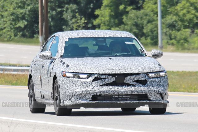 2023 honda accord spied with smooth next-generation design