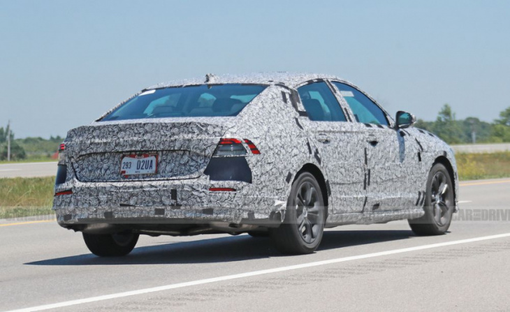 2023 honda accord spied with smooth next-generation design