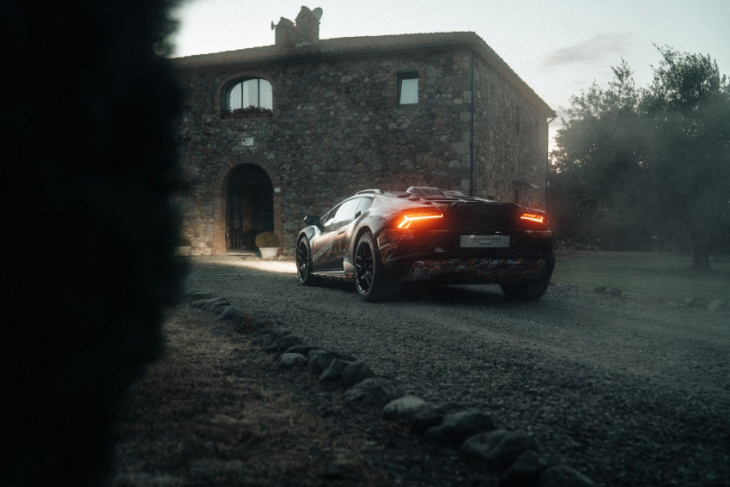 rambo lambo: off-road huracán teased in official video
