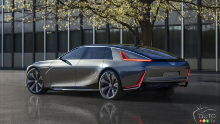 cadillac shows celestiq all-electric luxury show car in full