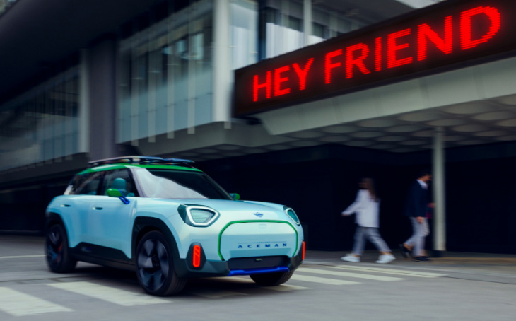 mini aceman electric car concept previews new crossover to sit below countryman