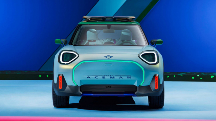 new mini aceman concept points to 2024 electric mini crossover