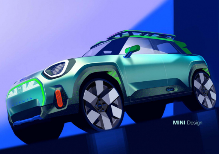 mini concept aceman glimpses future small electric crossover