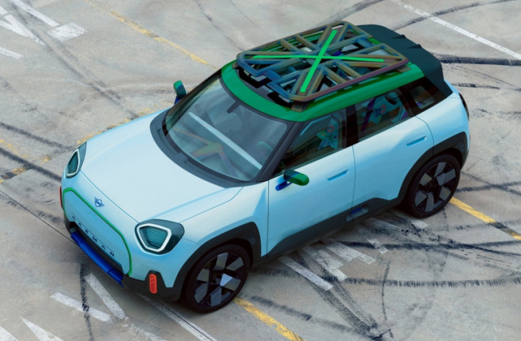 android, mini debuts ‘aceman’ fully electric crossover concept