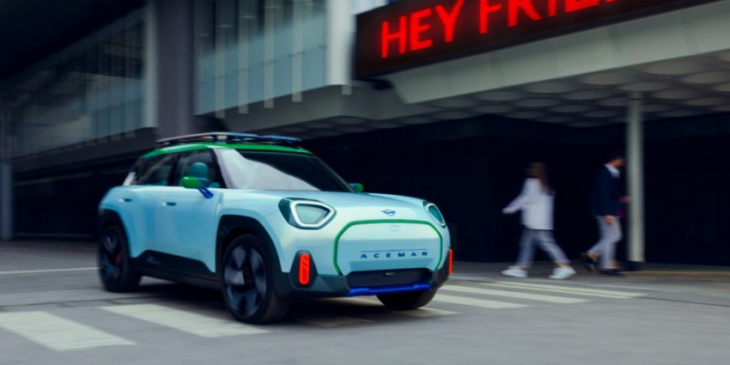 android, mini presents electric crossover concept ‘aceman’