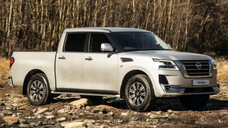 nissan patrol ute would be a v8-powered, ram-bothering monster in australia