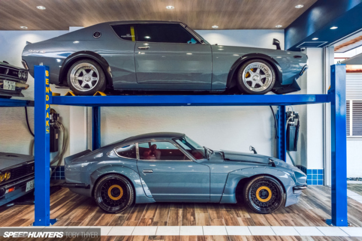 a four-car garage of jdm dreams