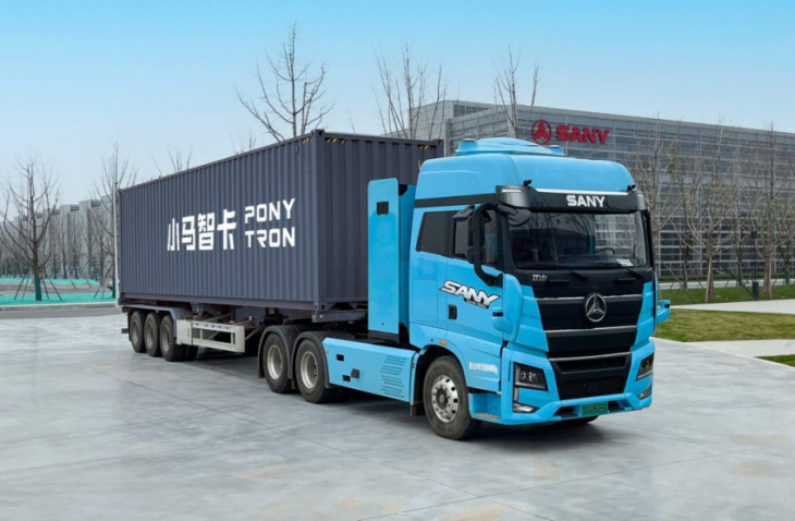 pony.ai and china’s sany to create a new autonomous truck brand