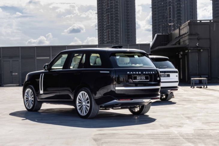 fifth-generation range rover arrives in singapore. now electric-ready, but range still retains v8 muscle