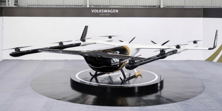 volkswagen launches evtol dubbed flying tiger in china