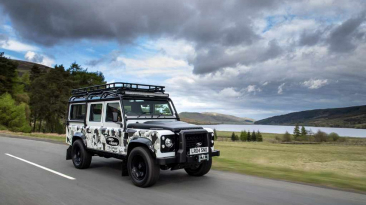 land rover classic defender works v8 trophy ii pays tribute to expeditions