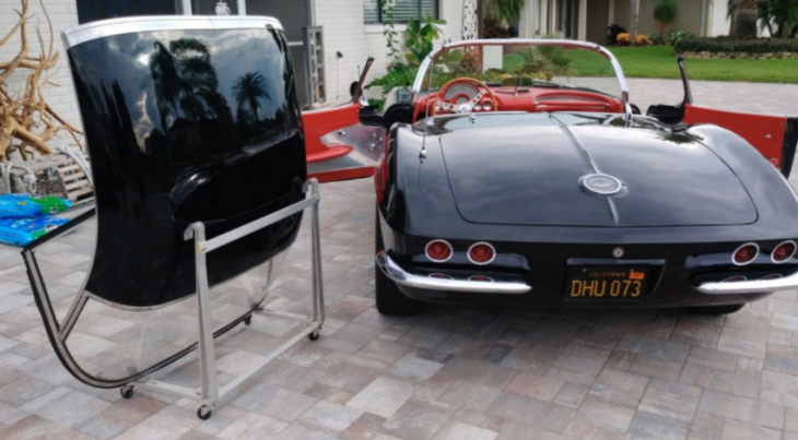 rare shriner's corvette and 1961 corvette on offer at mag