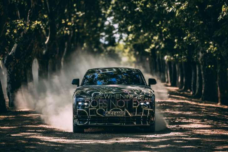 rolls-royce spectre tests its new chassis and luxury tech at mirimas