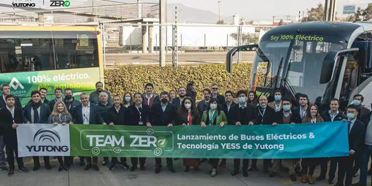 yutong presents new electric bus in chile