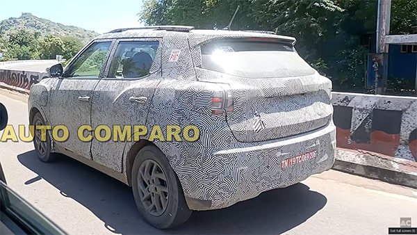 spy pics: mahindra xuv400 electric spotted testing ahead of september debut