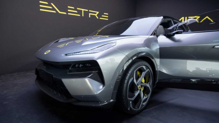 first lotus eletre suv rolls off brand new production line in china