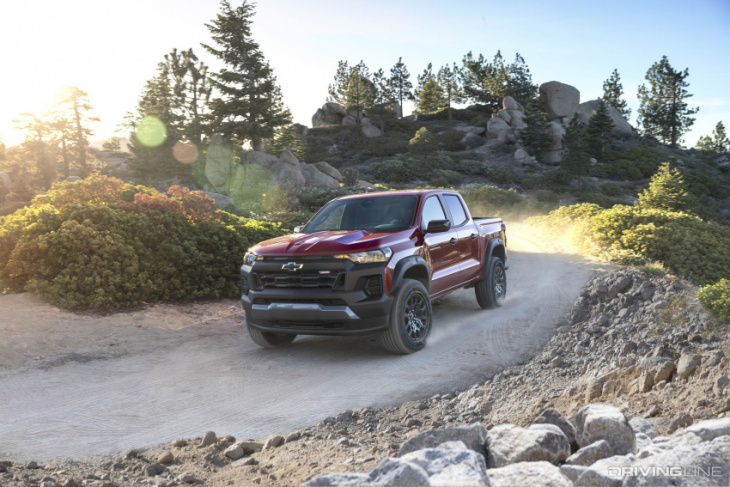 king of the midsize trucks? chevy debuts next gen 2023 colorado with standard turbo power