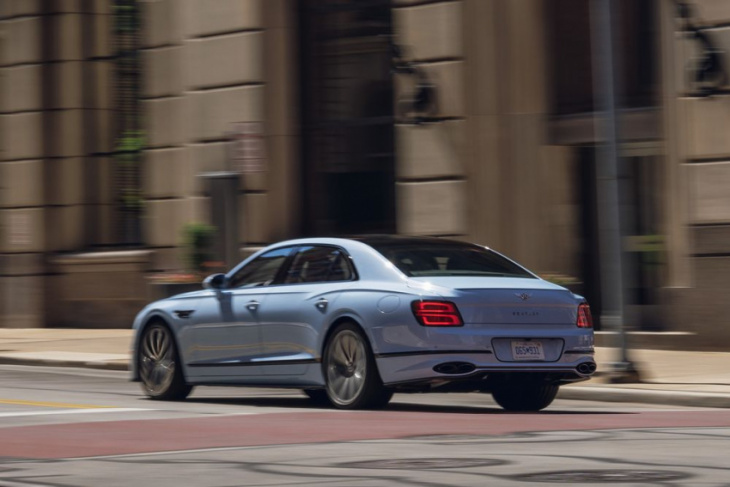 2022 bentley flying spur hybrid tested: tradition in transition