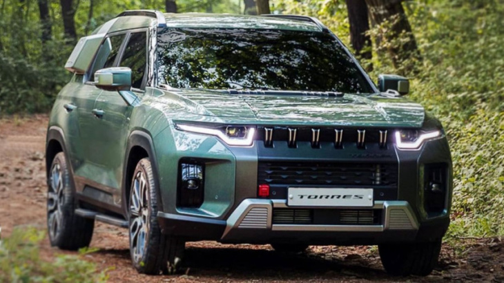 new ssangyong torres is a rugged electric 4x4