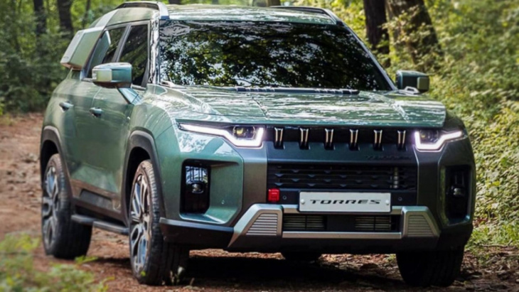 new ssangyong torres unveiled on social media