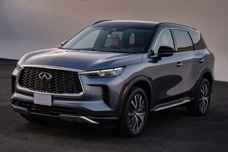 the 2022 infiniti qx60 takes an appallingly long time to brake to a stop on wet roads