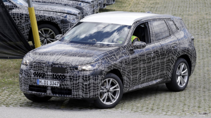 all-new bmw x3 out testing on the road
