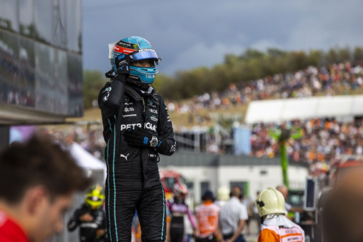 mercedes' george russell stuns f1 field with pole for hungarian grand prix