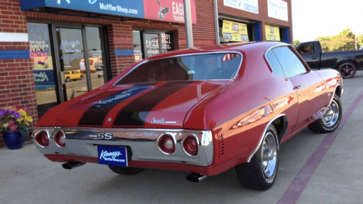 1972 chevelle ss 454 flowmaster super 44 custom dual system – sounding better than looking