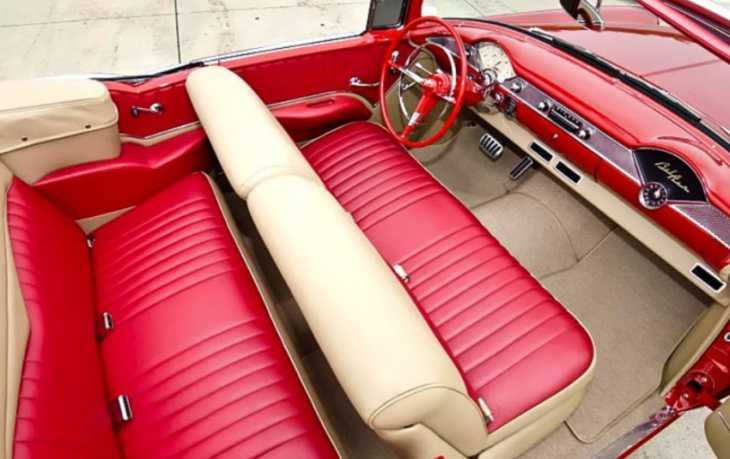 1955 chevy bel air 383 convertible “modern nostalgia” – 485hp, 4spd, stunning interior